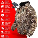 ActionHeat 5V Battery Hooded Fleece Jacket - Thumbnail 3 of 9