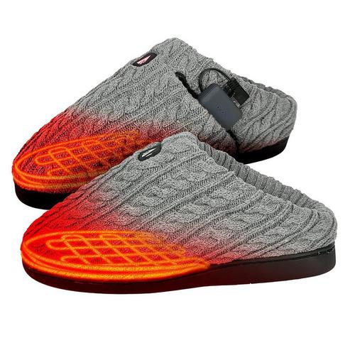 ActionHeat 5V Cable Knit Heated Slippers - Primary Image