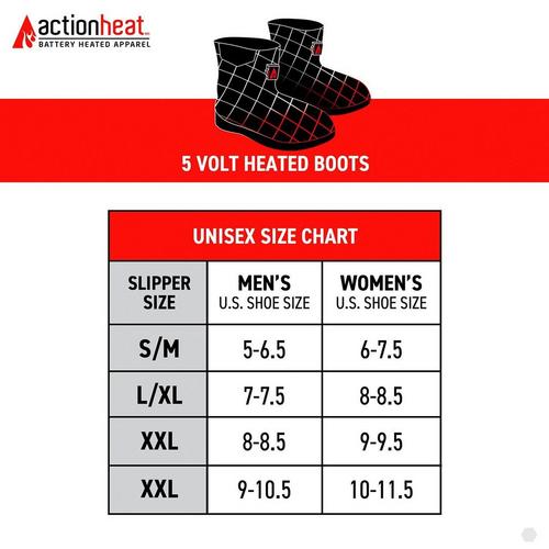ActionHeat 5V Indoor and Battery Heated Boots - Primary Image
