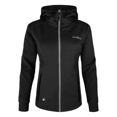 Women's ActionHeat Battery Heated Slim Fit Hoodie Full Zip - Primary Image