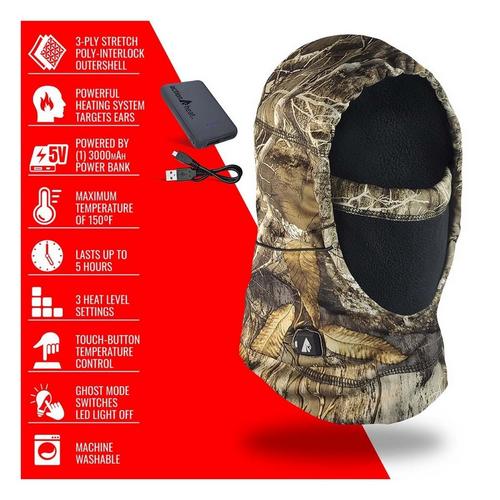 ActionHeat 5V Battery Heated Hunting Fleece Heated Balaclava - Primary Image