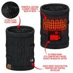 ActionHeat 5V Cable Knit Heated Neck Gaiter - Thumbnail 4 of 9