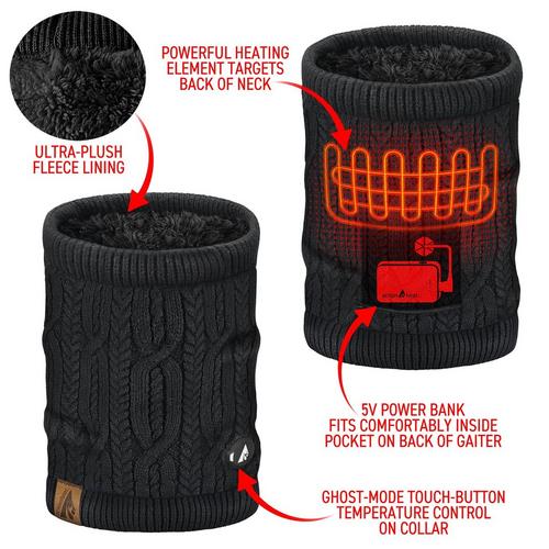 ActionHeat 5V Cable Knit Heated Neck Gaiter - Primary Image