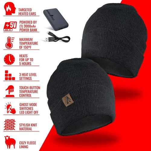 ActionHeat 5V Battery Heated Knit Beanie - Primary Image