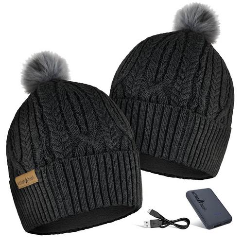 ActionHeat 5V Battery Heated Cable Knit Beanie - Primary Image