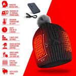 ActionHeat 5V Battery Heated Cable Knit Beanie - Thumbnail 6 of 9
