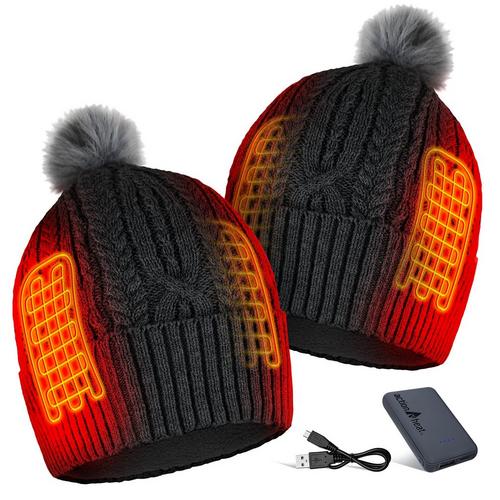 ActionHeat 5V Battery Heated Cable Knit Beanie - Primary Image