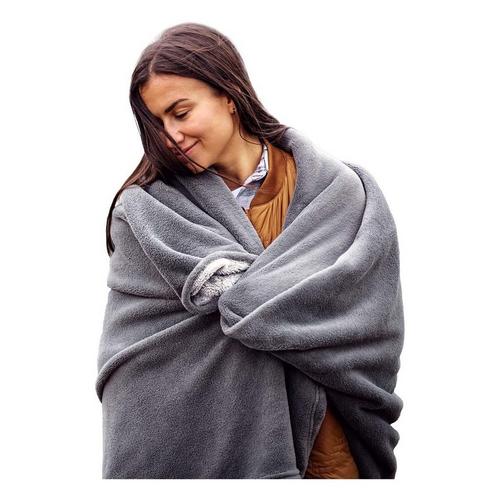 ActionHeat 7V Battery Heated Plush Throw Blanket