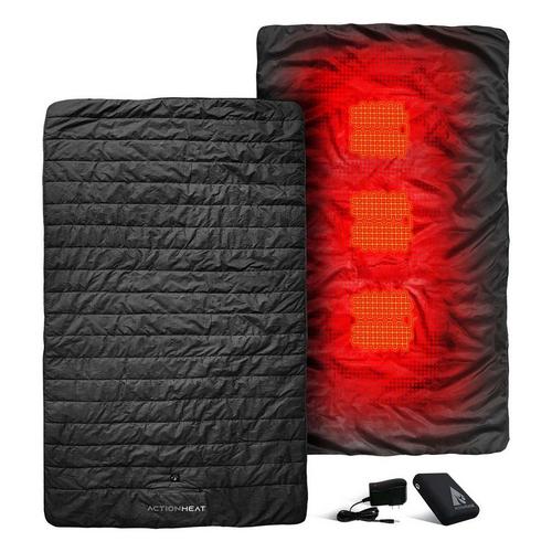 Adult ActionHeat 7V Battery Heated Throw Blanket - Primary Image