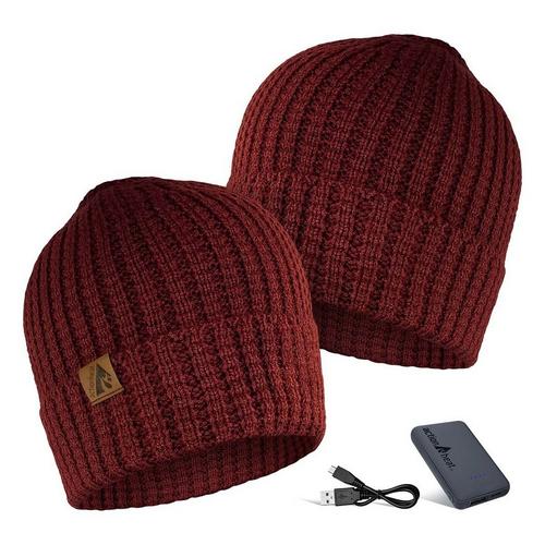 ActionHeat 5V Battery Heated Waffle Knit Beanie - Primary Image
