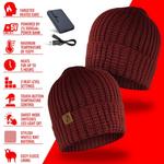 ActionHeat 5V Battery Heated Waffle Knit Beanie - Thumbnail 5 of 9