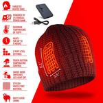 ActionHeat 5V Battery Heated Waffle Knit Beanie - Thumbnail 6 of 9
