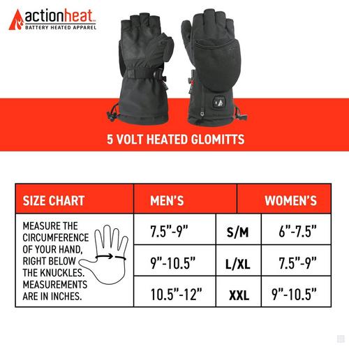 Men's ActionHeat 5V Heated Flip Mittens - Primary Image