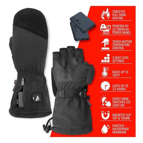 Men's ActionHeat 5V Heated Flip Mittens - Primary Image