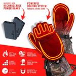 Men's ActionHeat 5V Battery Heated Flip Mittens - Thumbnail 3 of 10