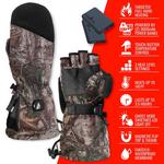 Men's ActionHeat 5V Battery Heated Flip Mittens - Thumbnail 4 of 10