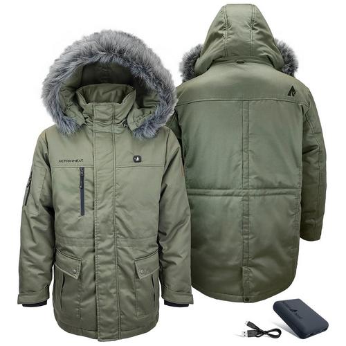 Men's ActionHeat 5V Battery Hooded Parka - Primary Image