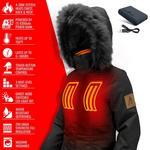 Women's ActionHeat 5V Battery Hooded Parka - Thumbnail 4 of 6