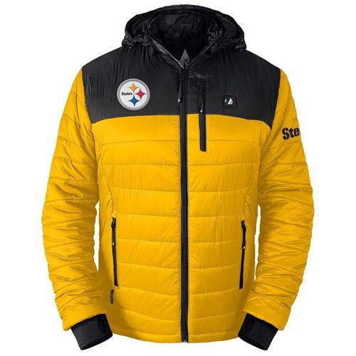 ActionHeat Pittsburgh Steelers 5V Puffer Battery Heated Team Color Jacket - Primary Image