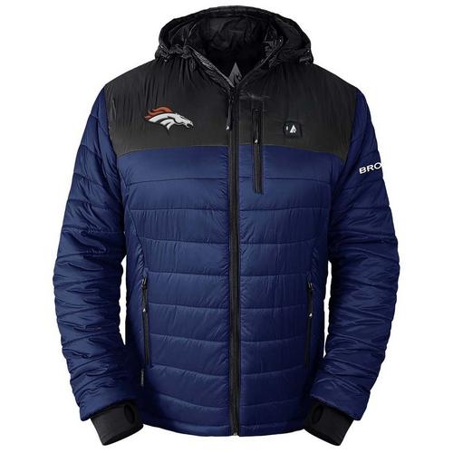 ActionHeat Denver Broncos 5V Puffer Battery Heated Team Color Jacket - Primary Image
