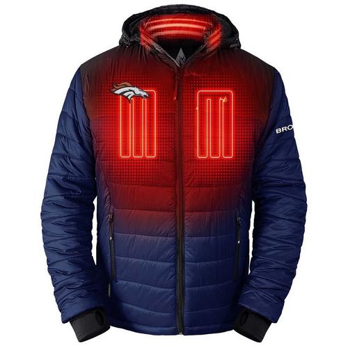 ActionHeat Denver Broncos 5V Puffer Battery Heated Team Color Jacket - Primary Image