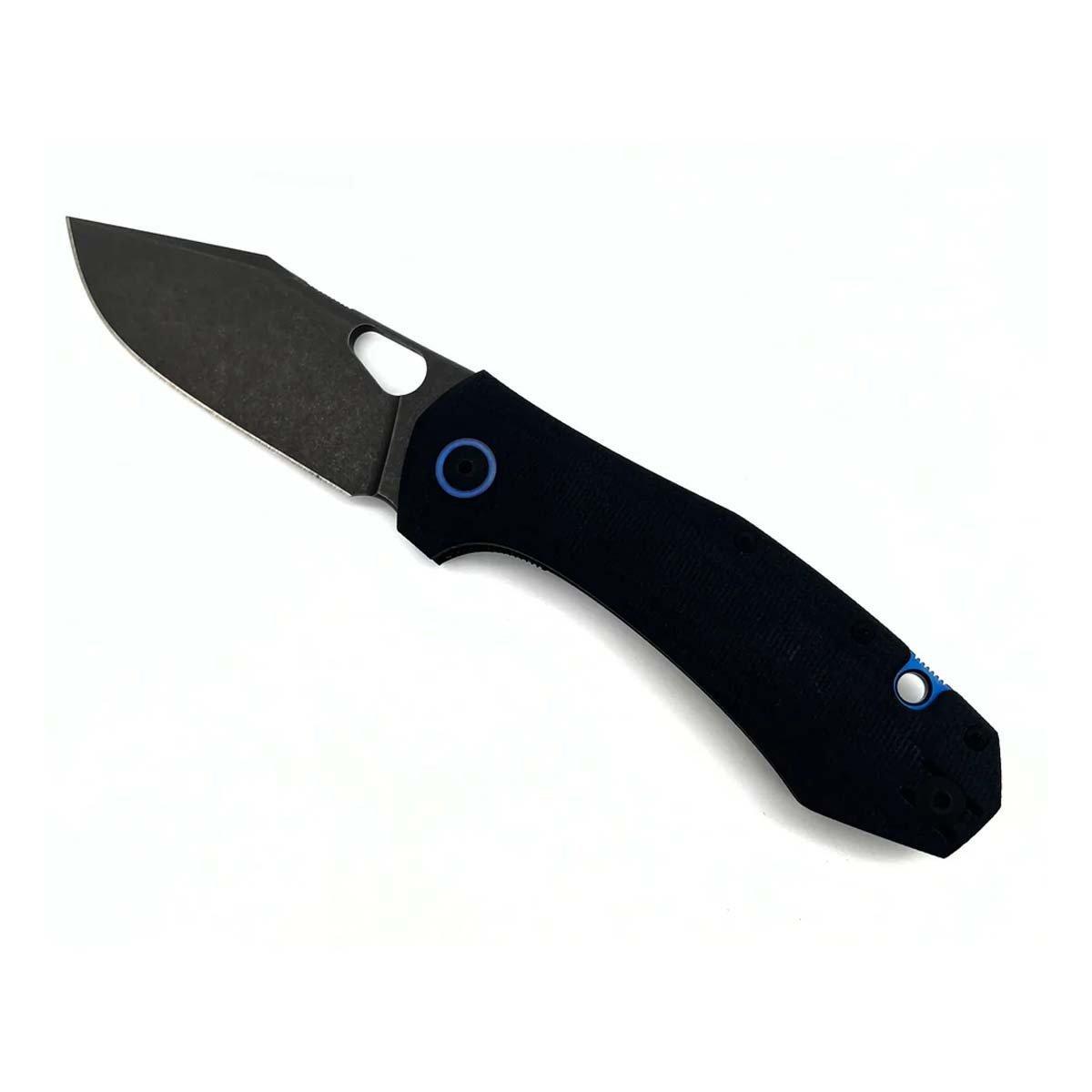 GiantMouse ACE Grand Blackout Micarta Folding Pocket Knife - GiantMouse