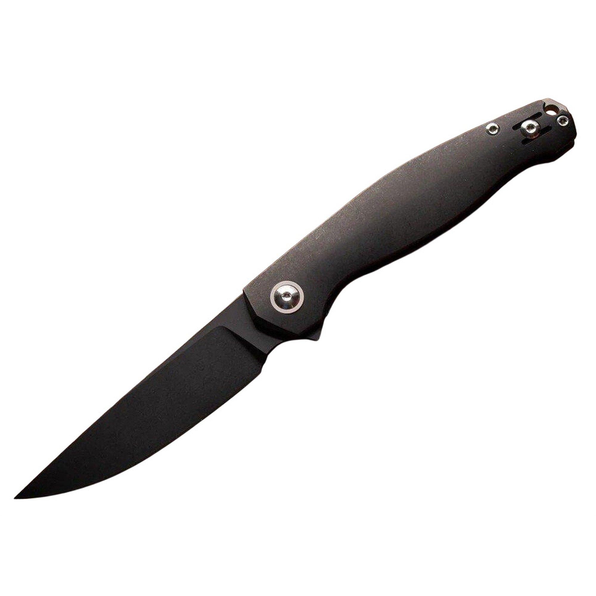 GiantMouse ACE Sonoma V2 Titanium Blackout Pocket Knife - GiantMouse