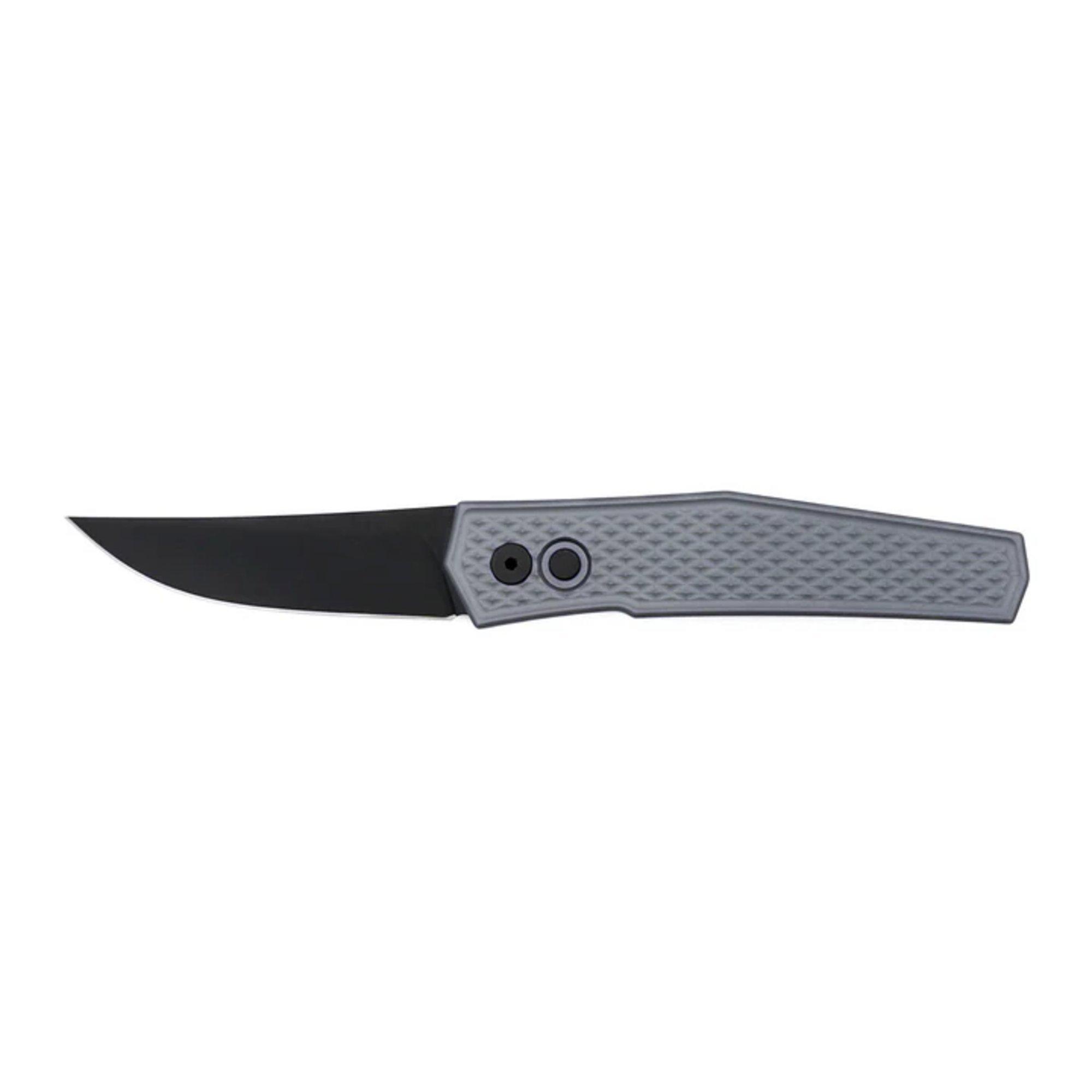 GiantMouse Ace Elmer Grey Diamond CPM MagnaCut Folding Automatic Knife - GiantMouse