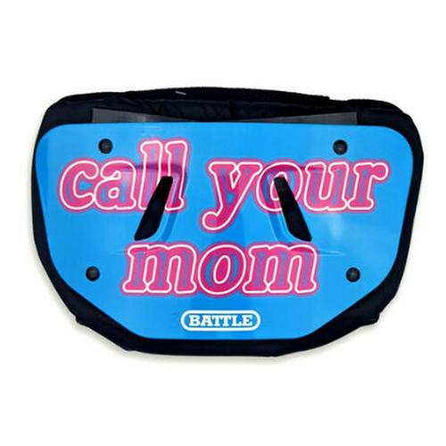 Youth Battle Call Your Mom Football Back Plate - Primary Image
