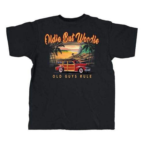 Men's Old Guys Rule Oldie But Woodie T-Shirt - Primary Image