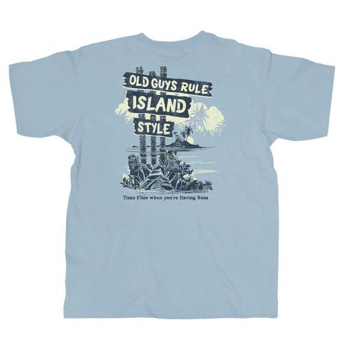 Men's Old Guys Rule Island Style T-Shirt - Primary Image