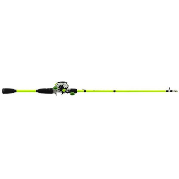 PROFISHIENCY Drip White Green Fishing Baitcast Combo 7'0