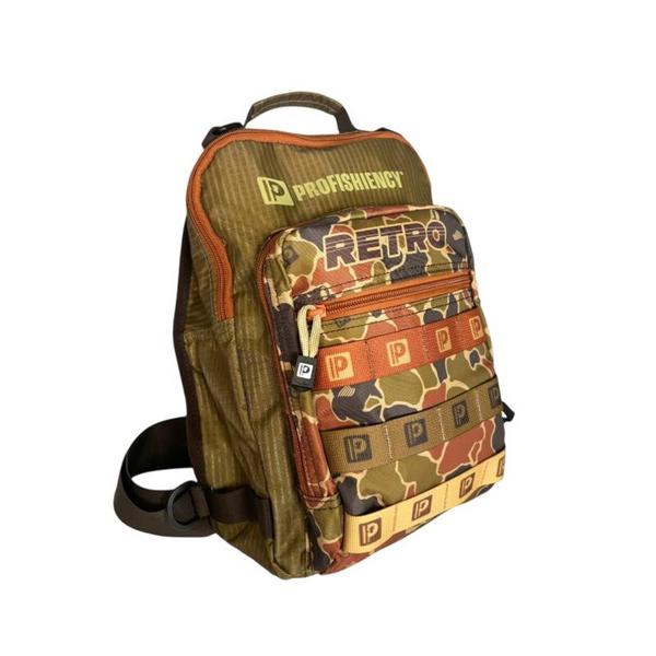 PROFISHIENCY Retro Green Tackle Sling Bag