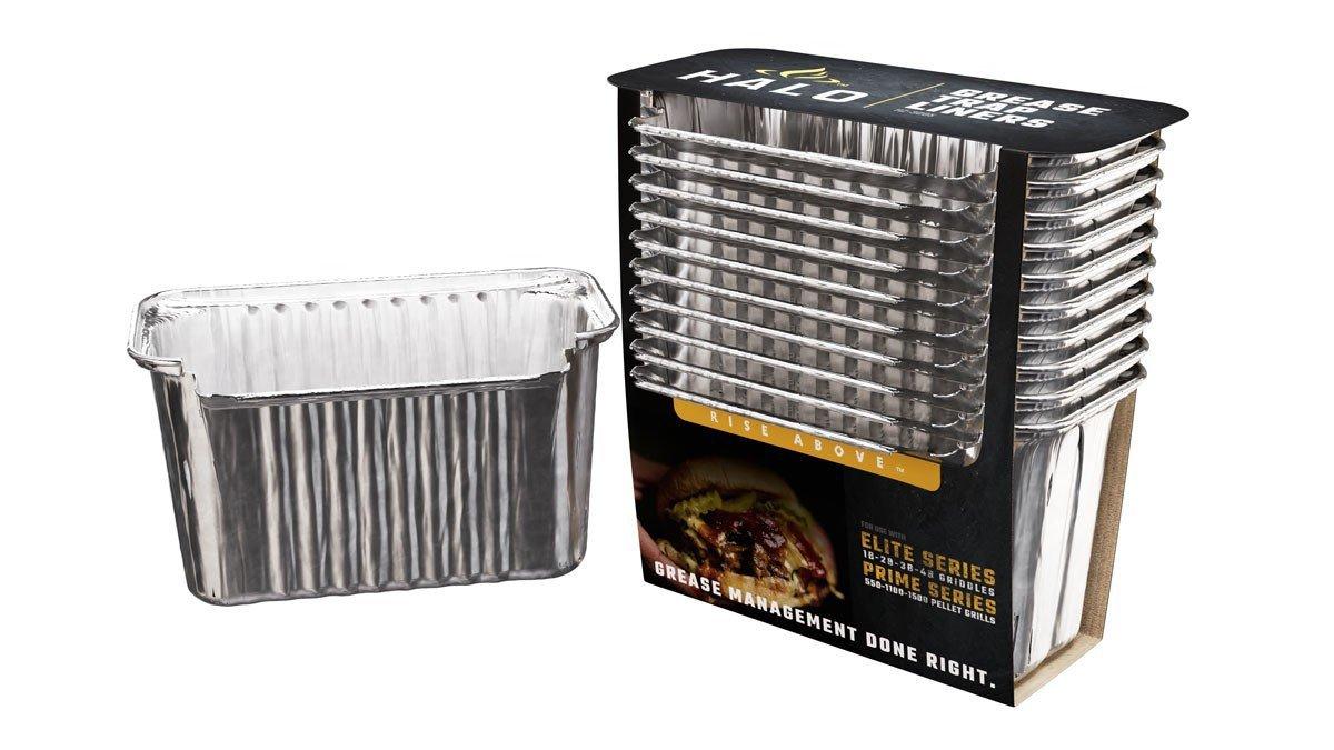 HALO Grease Container Foil Liners 10 pk - HALO