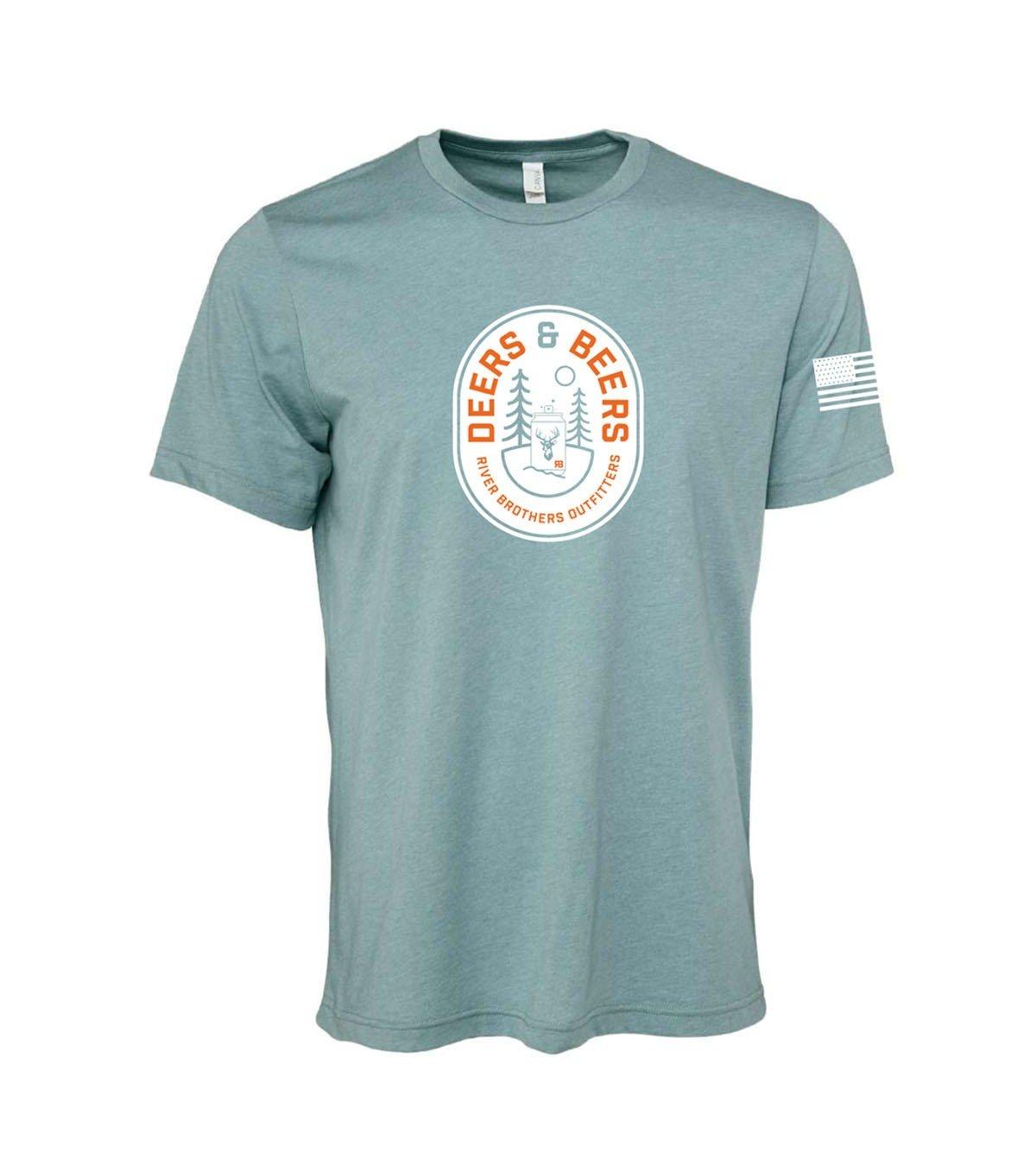 Men's River Brothers Outfitters Deers & Beers T-Shirt - River Brothers Outfitters