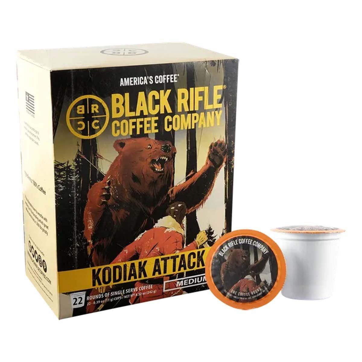Black Rifle Coffee Company Kodiak Attack Rounds Coffee - Black Rifle Coffee Company