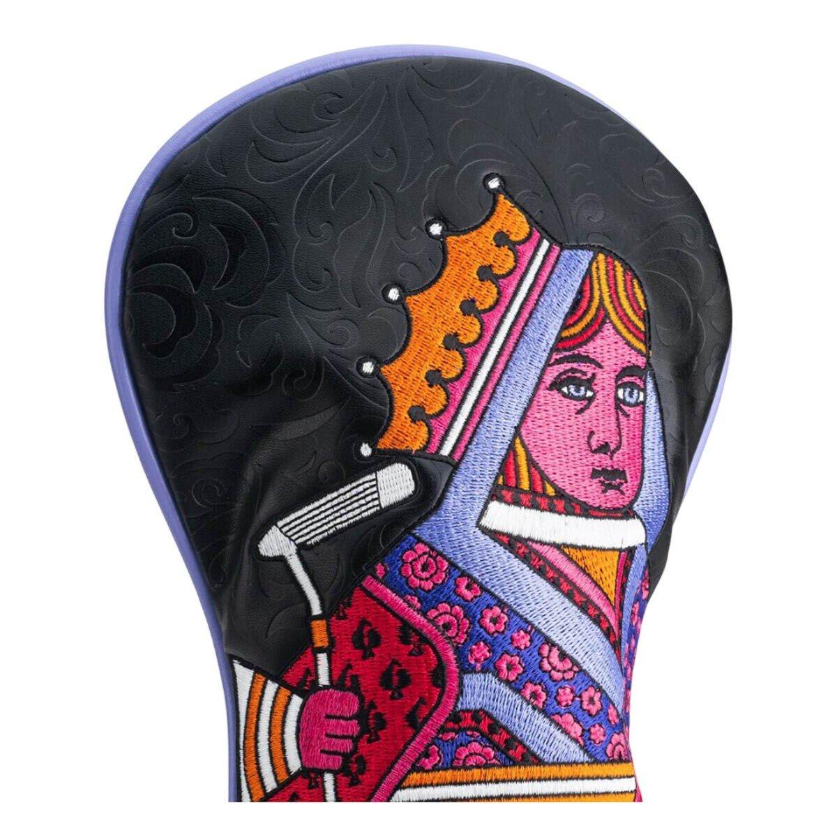 Pins and Aces Queen Of Spades Fairway Headcover - Thumbnail 3