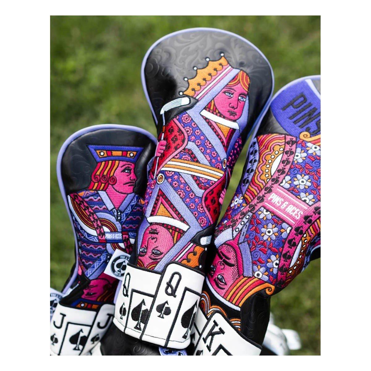 Pins and Aces Queen Of Spades Fairway Headcover - Thumbnail 2