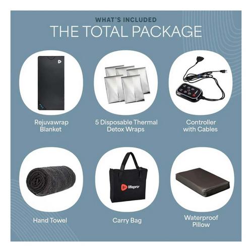 Lifepro RejuvaWrap Pro Infrared Sauna Wrap Bundle - Primary Image