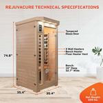 LifePro Rejuvacure Far Infrared Sauna - Thumbnail 9 of 10