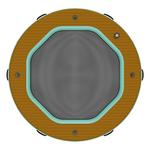 BOTE Inflatable Hangout Water Hammock 7' Classic - Thumbnail 4 of 8