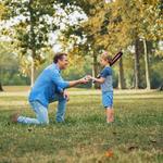 SweetSpot 26" Plastic Junior Big Barrel (JBB) Baseball Bat and Ball Set - Thumbnail 2 of 3