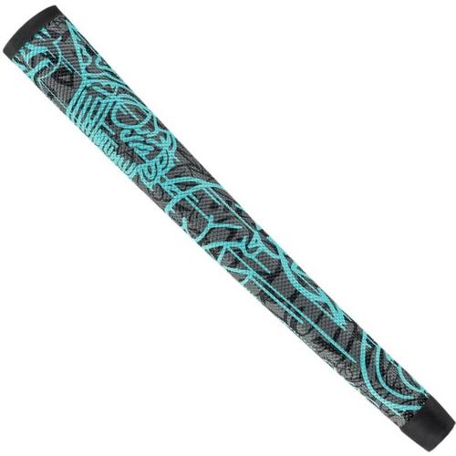 SWAG Fully Tagged Aqua Midsize Putter Grip - Primary Image