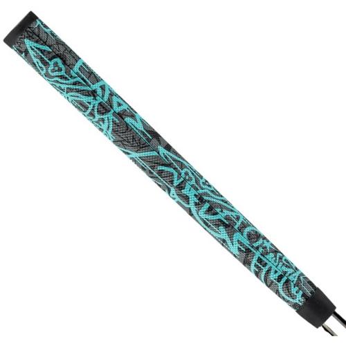SWAG Fully Tagged Aqua Midsize Putter Grip - Primary Image