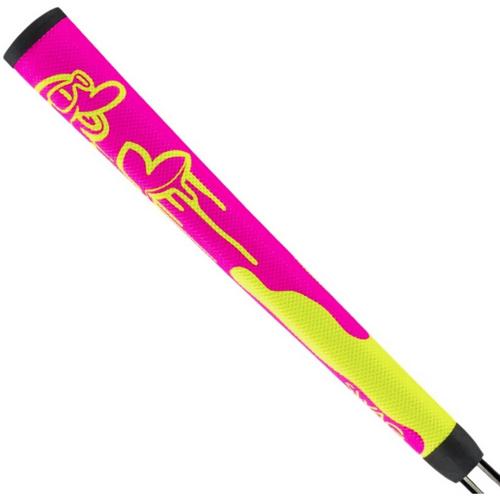 SWAG Neon Pink Dripping Flipper Midsize Putter Grip - Primary Image