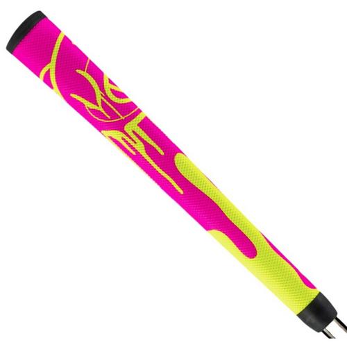 SWAG Neon Pink Dripping Flipper Midsize Putter Grip - Primary Image