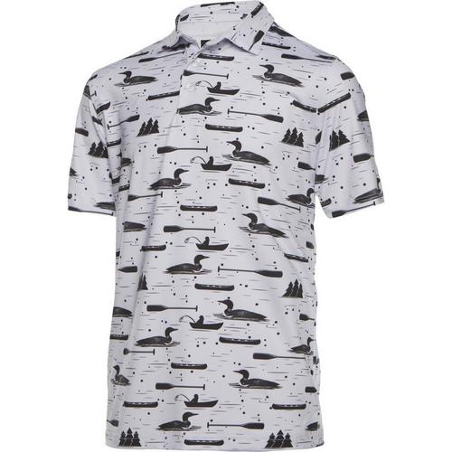 Boys' Waggle Golf Loon Lake Performance Polo - Primary Image