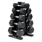 Tru Grit 200 lb. Dumbbell Set with Storage Rack - Thumbnail 2 of 2