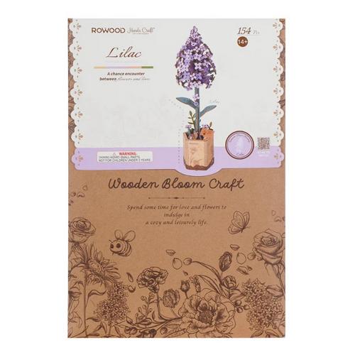 Hands Craft Modern Wooden Lilac Puzzle - Primary Image