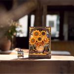 Hands Craft 3D Wooden Puzzle Golden Sunflower w/LED Lights - Thumbnail 2 of 4